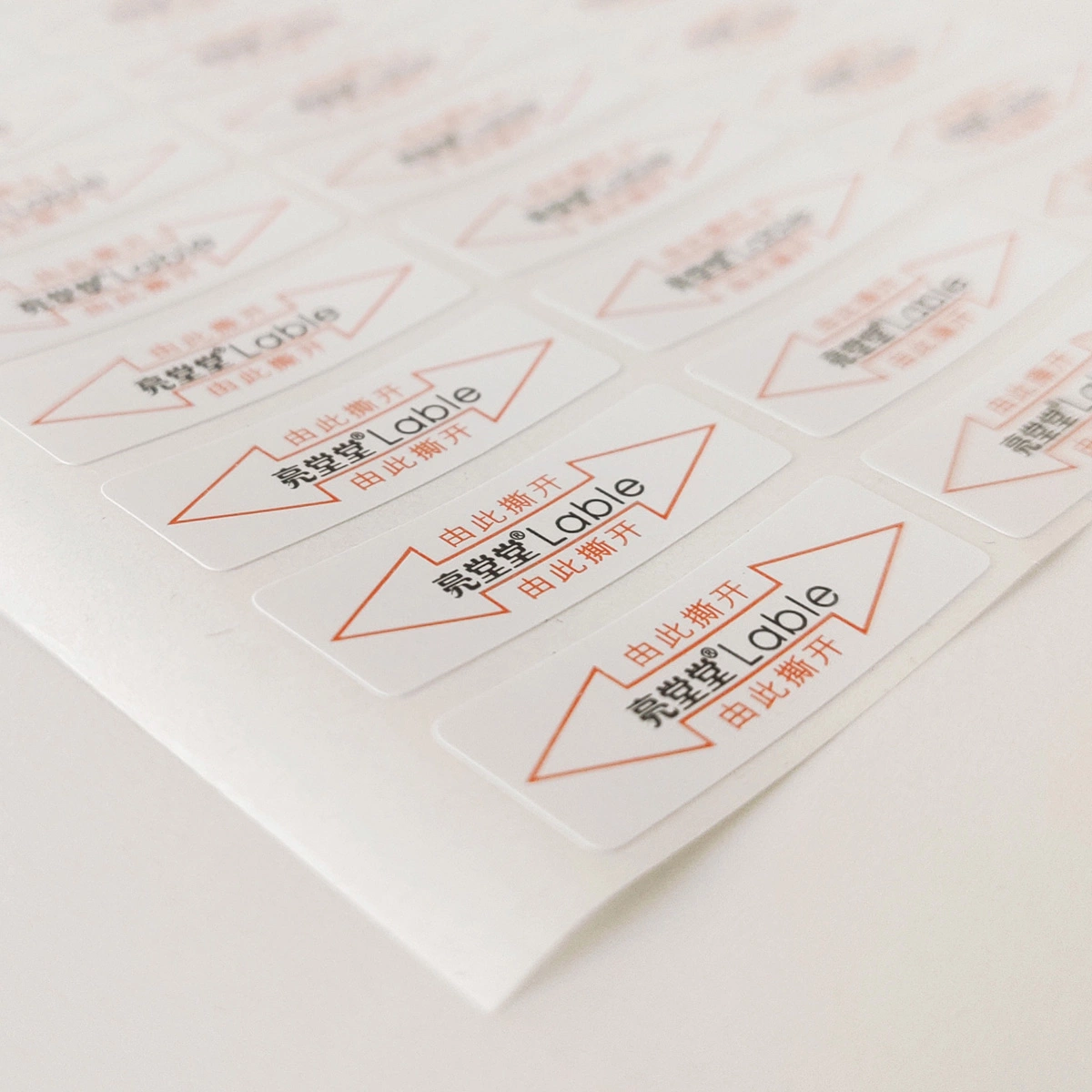 Customized Adhesive label stickers in roll