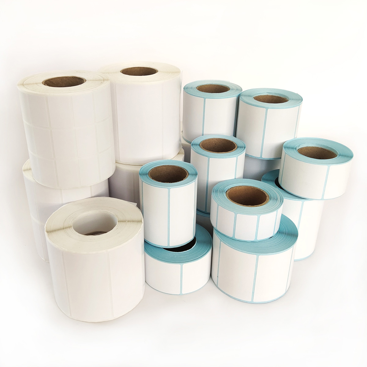 Paper Labels on Rolls