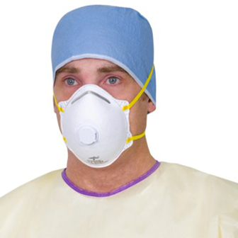 Disposable FFP2 Respirator Masks, EN 149:2001+A1:2009 FFP2