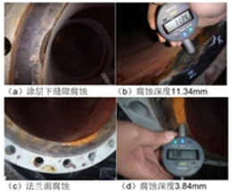 Crevice Corrosion on Flange Surfaces of Seawater Pipelines in Nuclear Power Plants