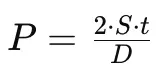 pressure-bearing capacity formula