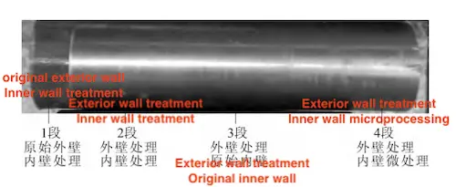 Surface treatment of titanium alloy seamless tube