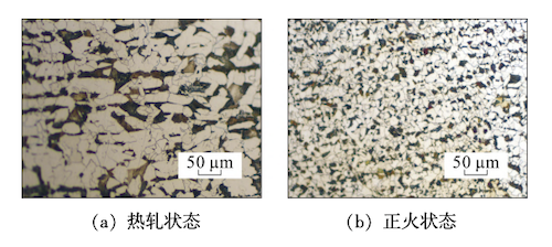Metallographic Microstructures of S355NLH Steel Pipes for Low-Temperature Service