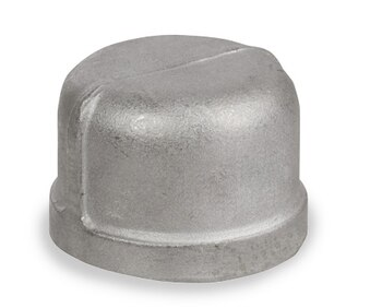 SS 316 Threaded Cap, 1/4 Inch, 150 PSI, NPT, ACI Grade CF8M