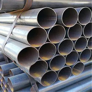 High Quality Black ERW Steel Pipes, OD 1/8-24 Inch