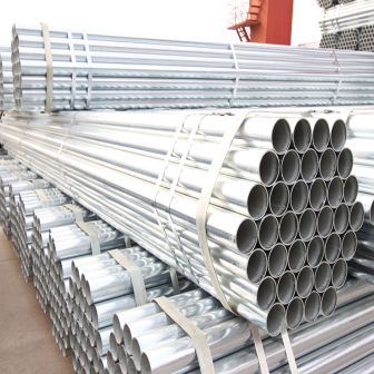 S235JR MS ERW Steel Pipe, OD 1/2-8 Inch