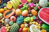 Raw materials of western food: fruits