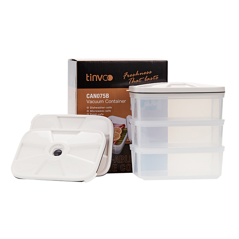 PP Plastic Vacuum Storage Canister PP Plastic Vacuum Storage Canister