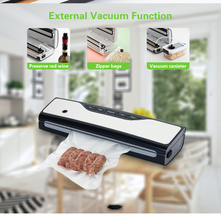 130W Space-saving Food Vacuum Sealer, 30cm Seal Length