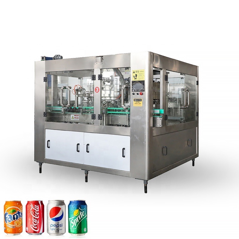 Automatic Beer Can Filling Capping Machine