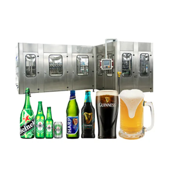 Glass Bottle Beer Bottling Machine, 3-in-1 Monoblock