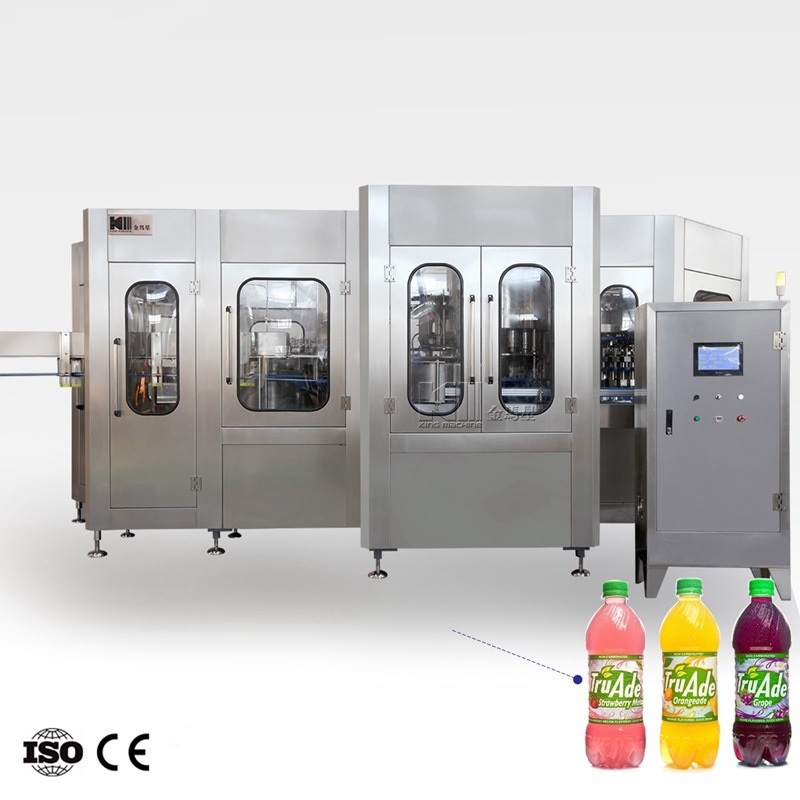 3 in 1 Fruit Juice Filling and Packaging Machine