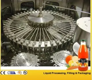 UHT Juice Filling Machine, 3-in-1 Monoblock
