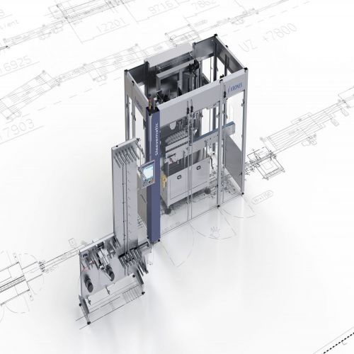 One Labelling Station Rotary Labeling Machine