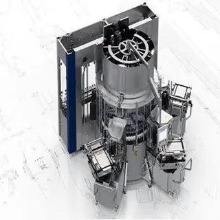 Columnless Labelling Machine with Interchangeable Stations