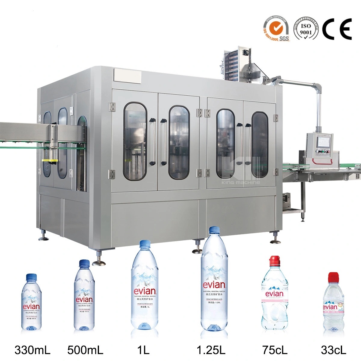 8000 BPH Drinking Water Filling Machine, CE, SGS, ISO 9001