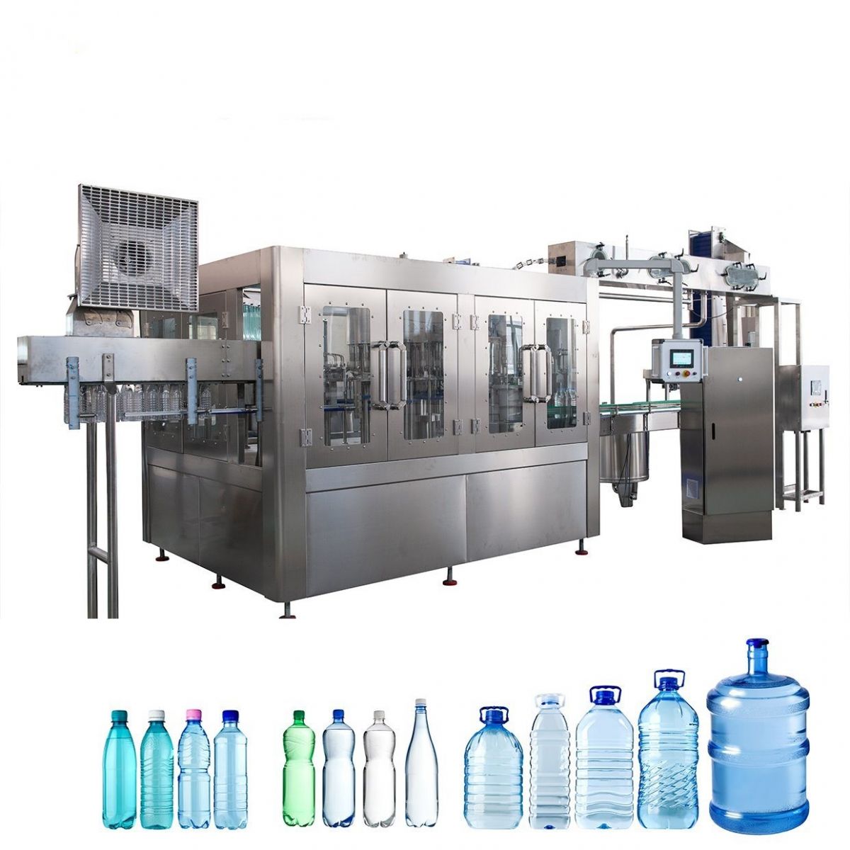 Automatic Mineral Water Bottling Machine, 600ml, 18000 BPH
