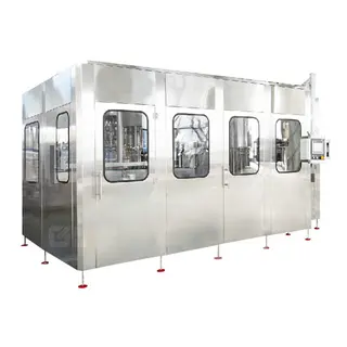 Stainless Steel Drinking Water Bottling Machine, 15000 BPH