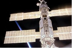 Solar panels on the International Space Station