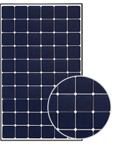 375W High Power Mono PV Solar Module, 21.7% Efficiency