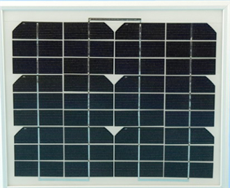 Monocrystalline Solar Cell, 10W, Aluminum Frame
