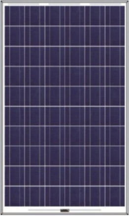 Poly Crystalline Panel, 1650×992×40/50 mm, High Efficiency