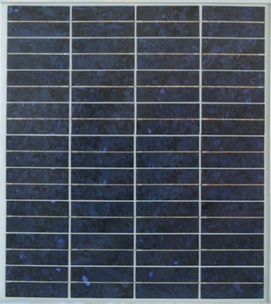 Polycrystalline Silicon Solar Cells, 50W, 12.1% Efficiency