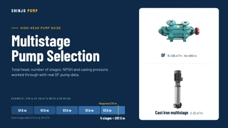 Multistage Pump Selection: Head, Stages, NPSH and Pressure
