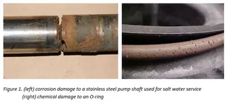 Pump corrosion resistance and chemical compatibility