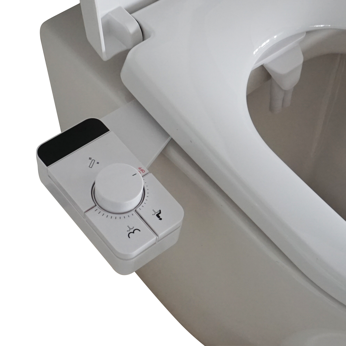 Bidet attachment of nozzle Self-cleaning