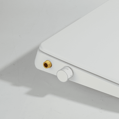 Bidet toilet seat attachment with copper inlet