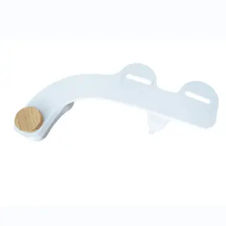 Wooden bidet attachment with dual nozzle