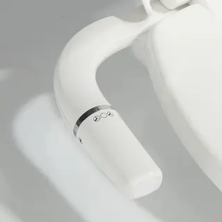 Handle Controlled Bidet for Round Foilet
