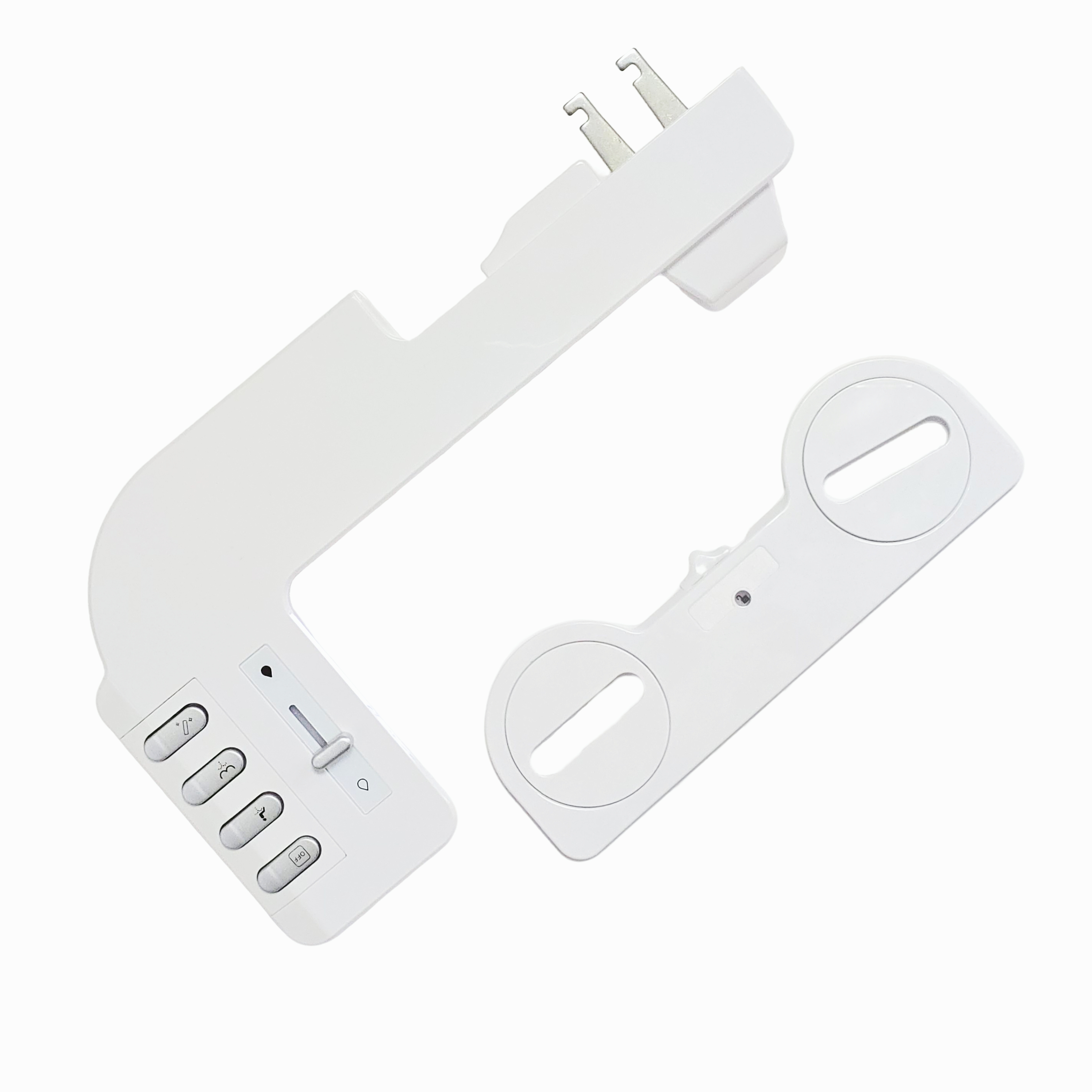 Modern ABS Non-Electric Bidet Toilet Attachment, Self-Cleaning Feminine Bidet for Bathroom