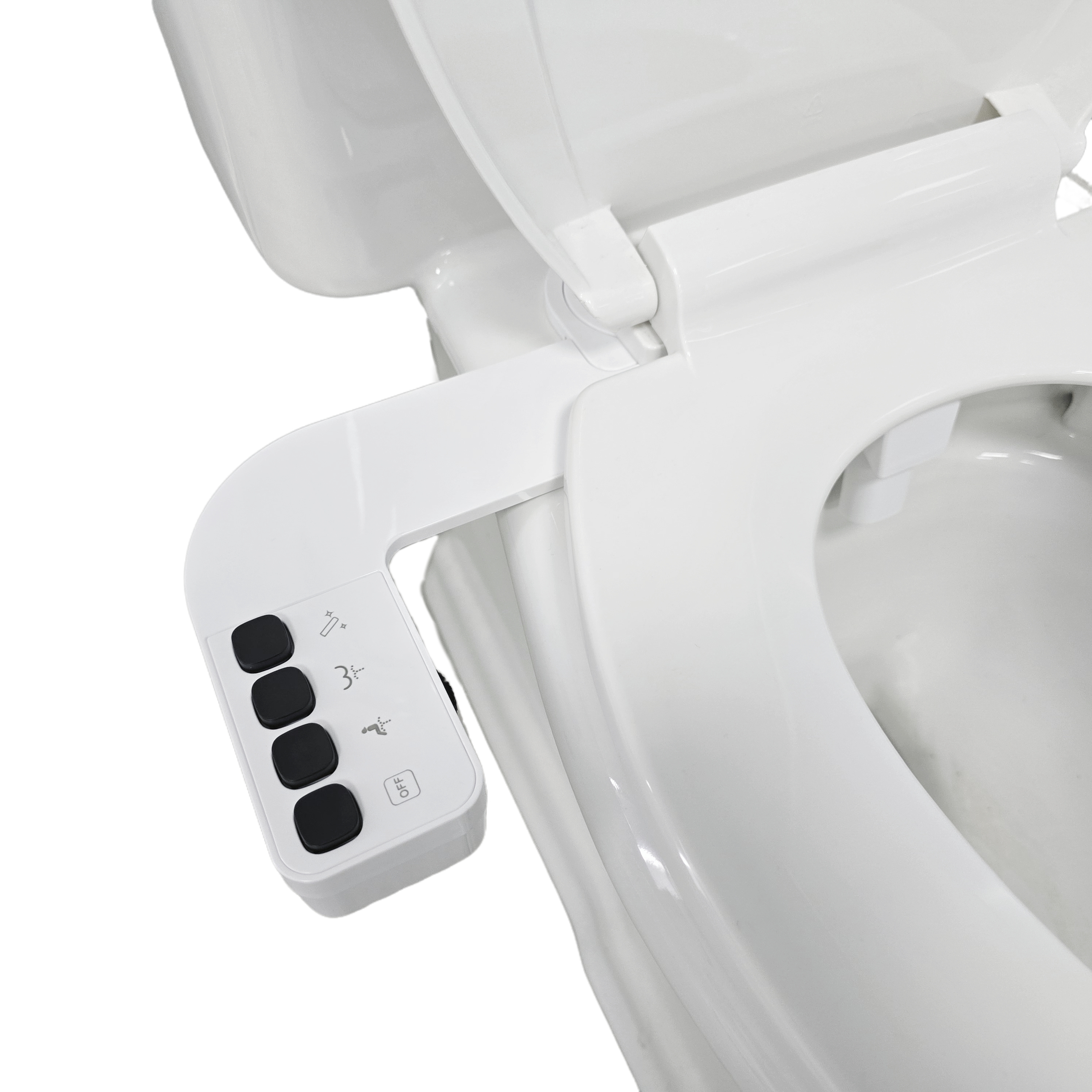 Bathroom Non-Electric Bidet Toilet Attachment, Modern ABS Design with Self-Cleaning Function for Women