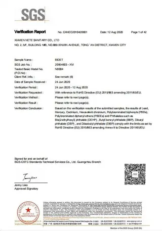 SGS Verification