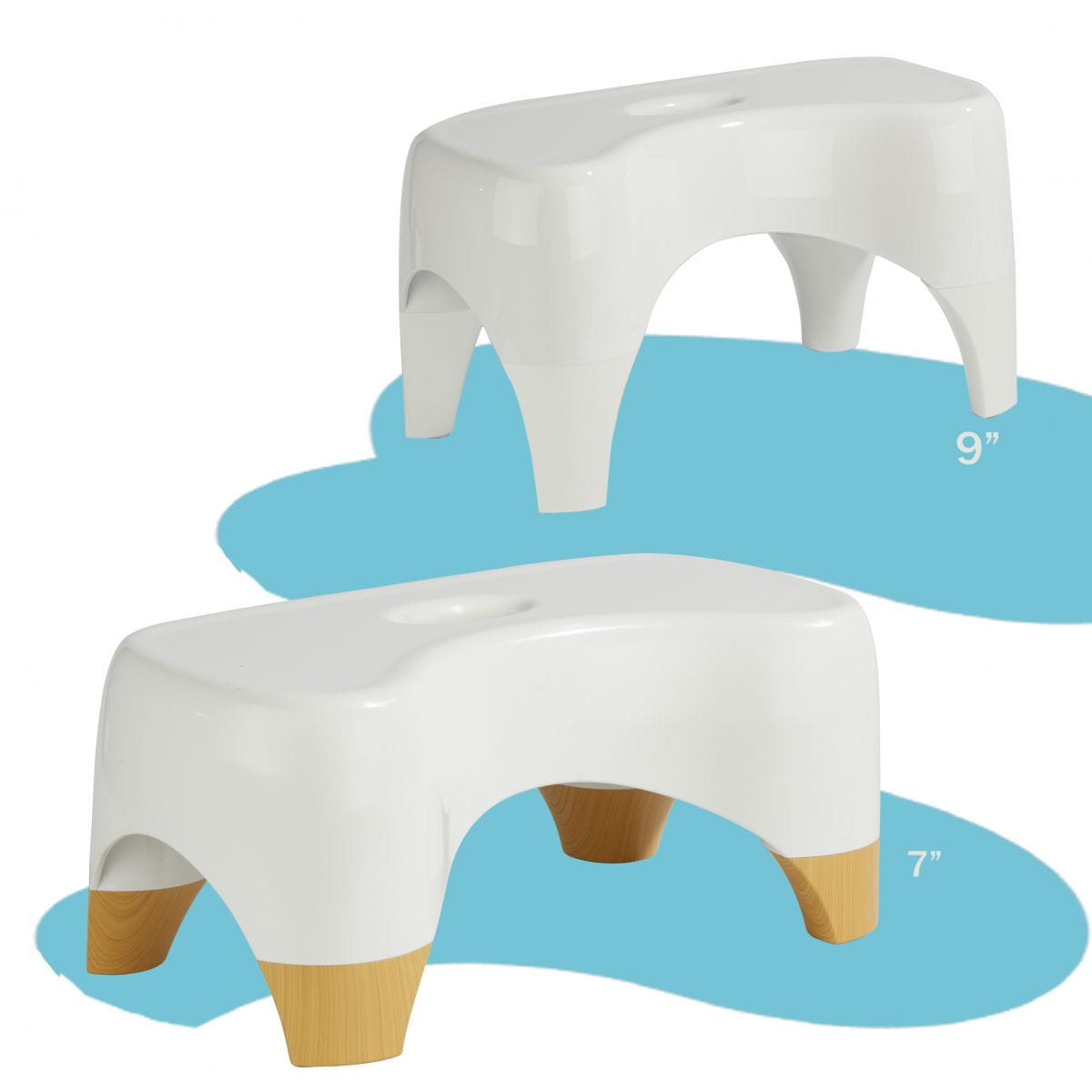 ABS Plastic Thickened Bathroom Toilet Step Stool