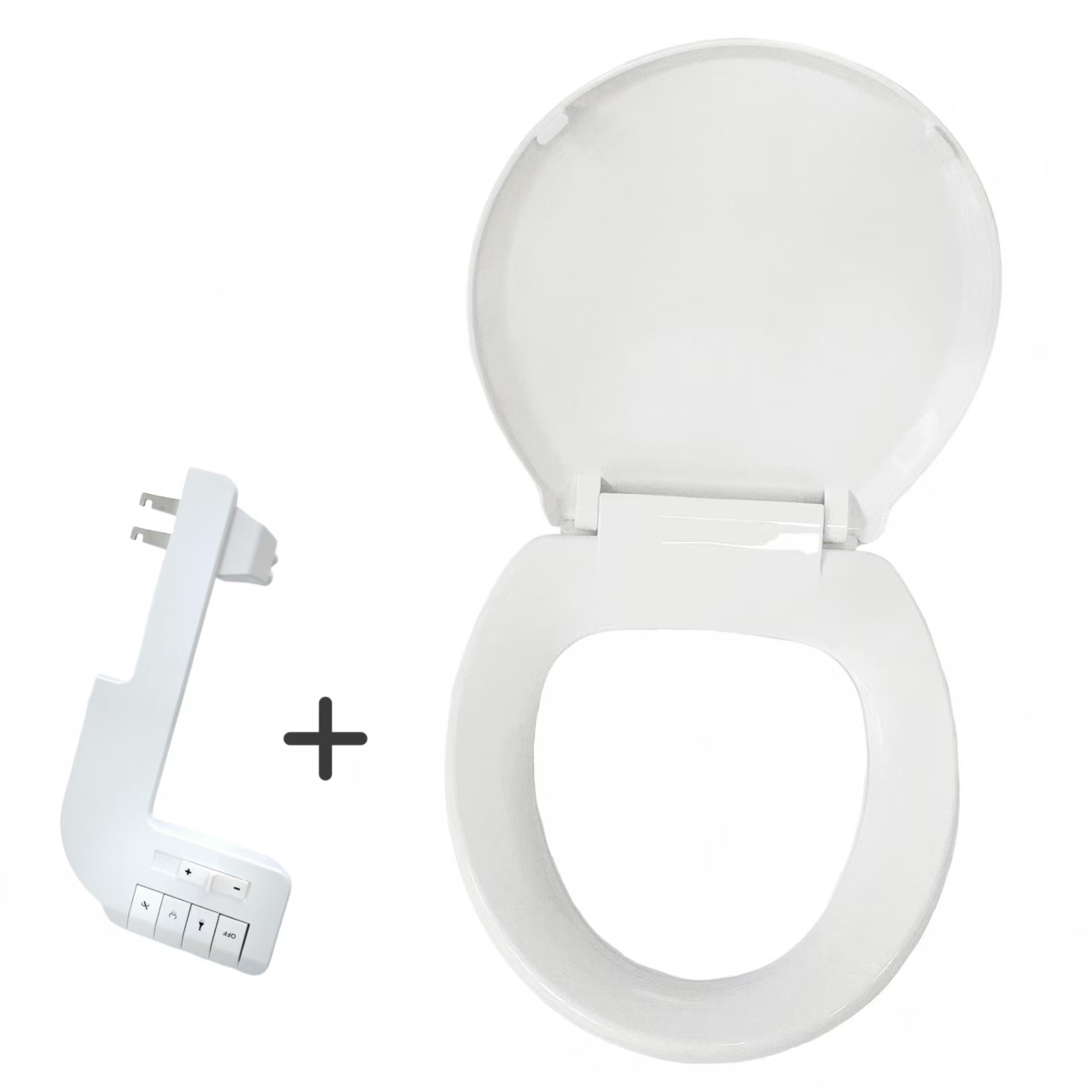 Quick Release Round PP Toilet Seat Cover Designed to Be Sanitary Cleaner Compatible Quick Release Round PP Toilet Seat Cover Designed to Be Sanitary Cleaner Compatible