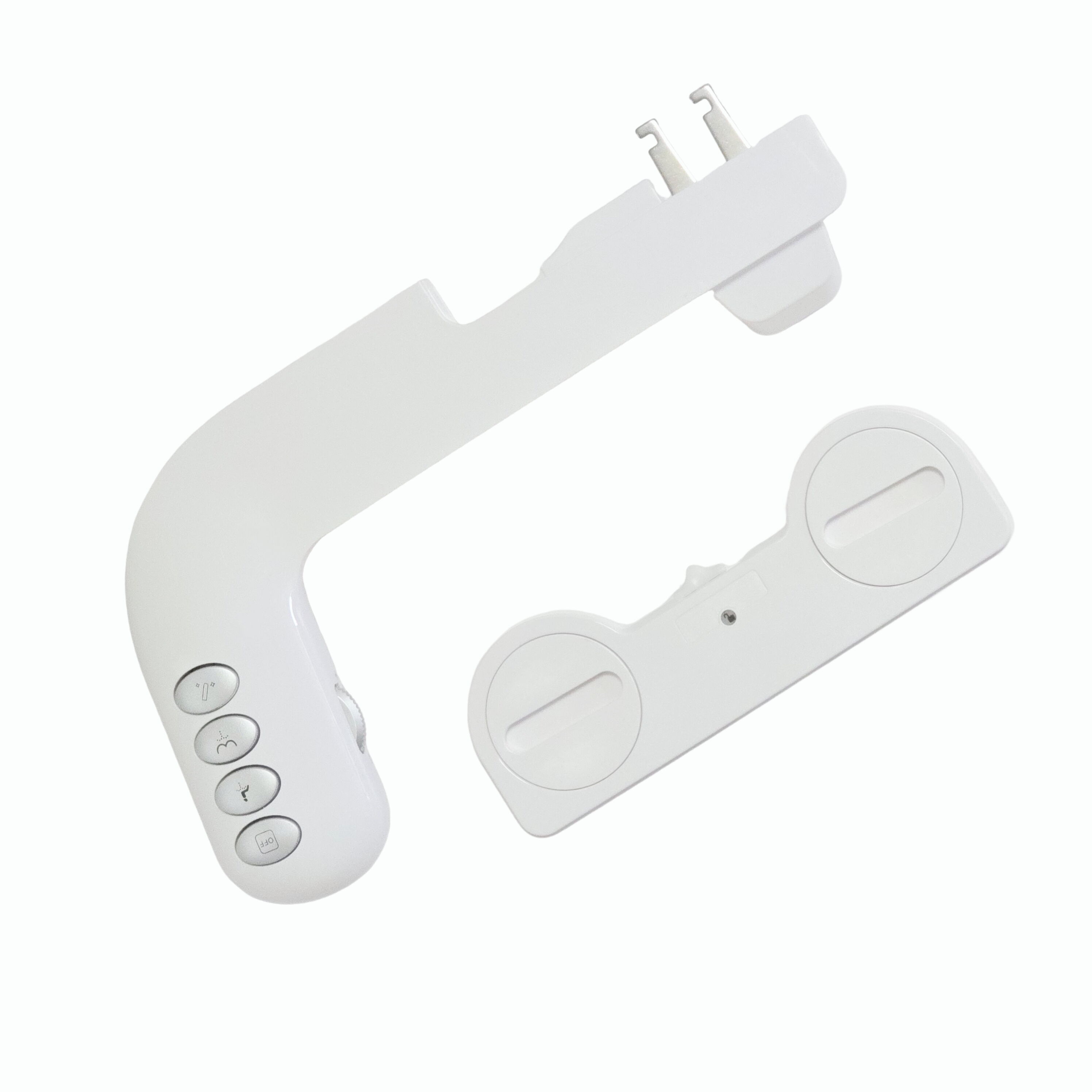 Modern ABS Design Self-Cleaning Bidet Toilet Attachment Non-Electric Dual Nozzles for Rear/Front Wash Bidet