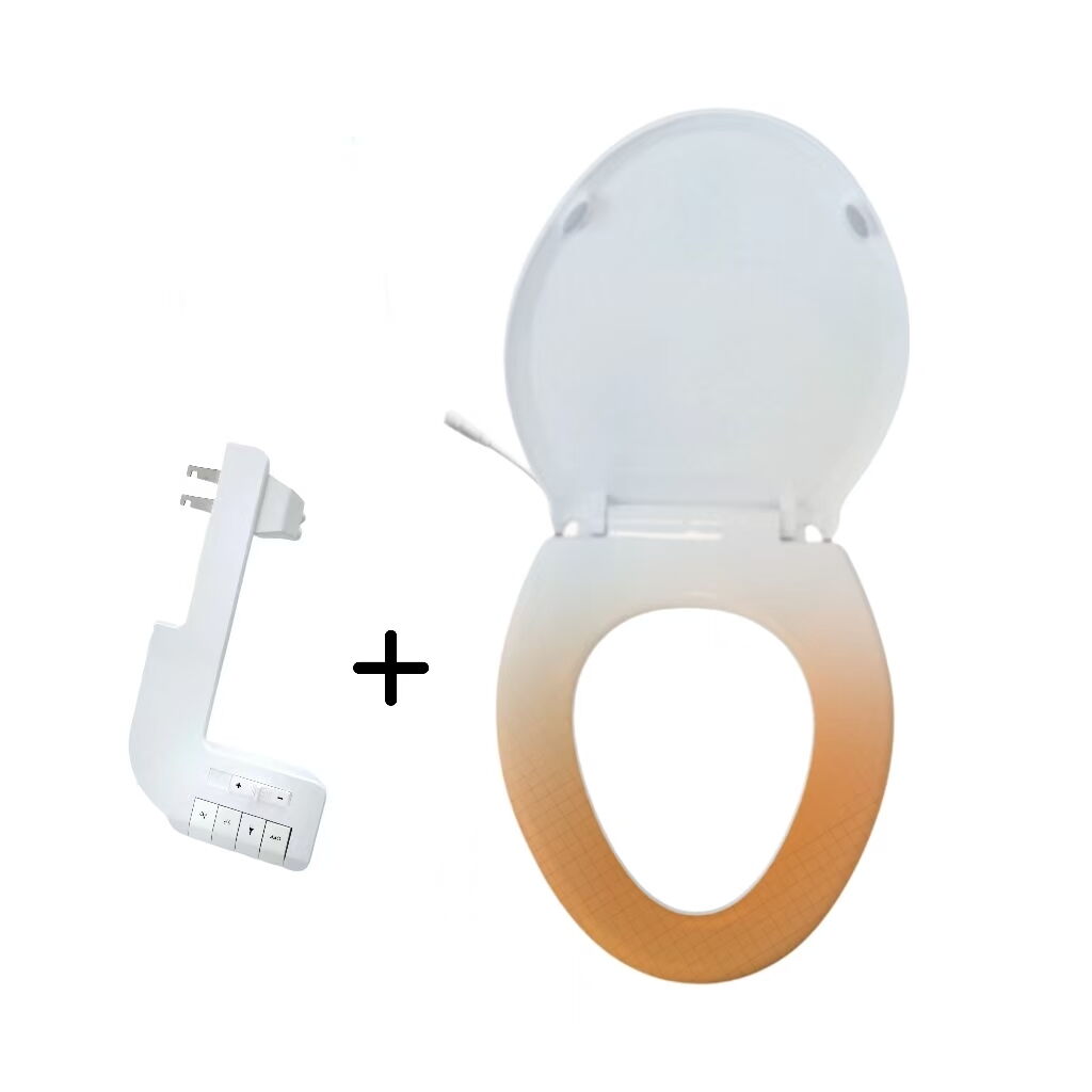 Combination Quick Detachable Heating Elongated PP Toilet Cover and Body Cleaner Combination Quick Detachable Heating Elongated PP Toilet Cover and Body Cleaner