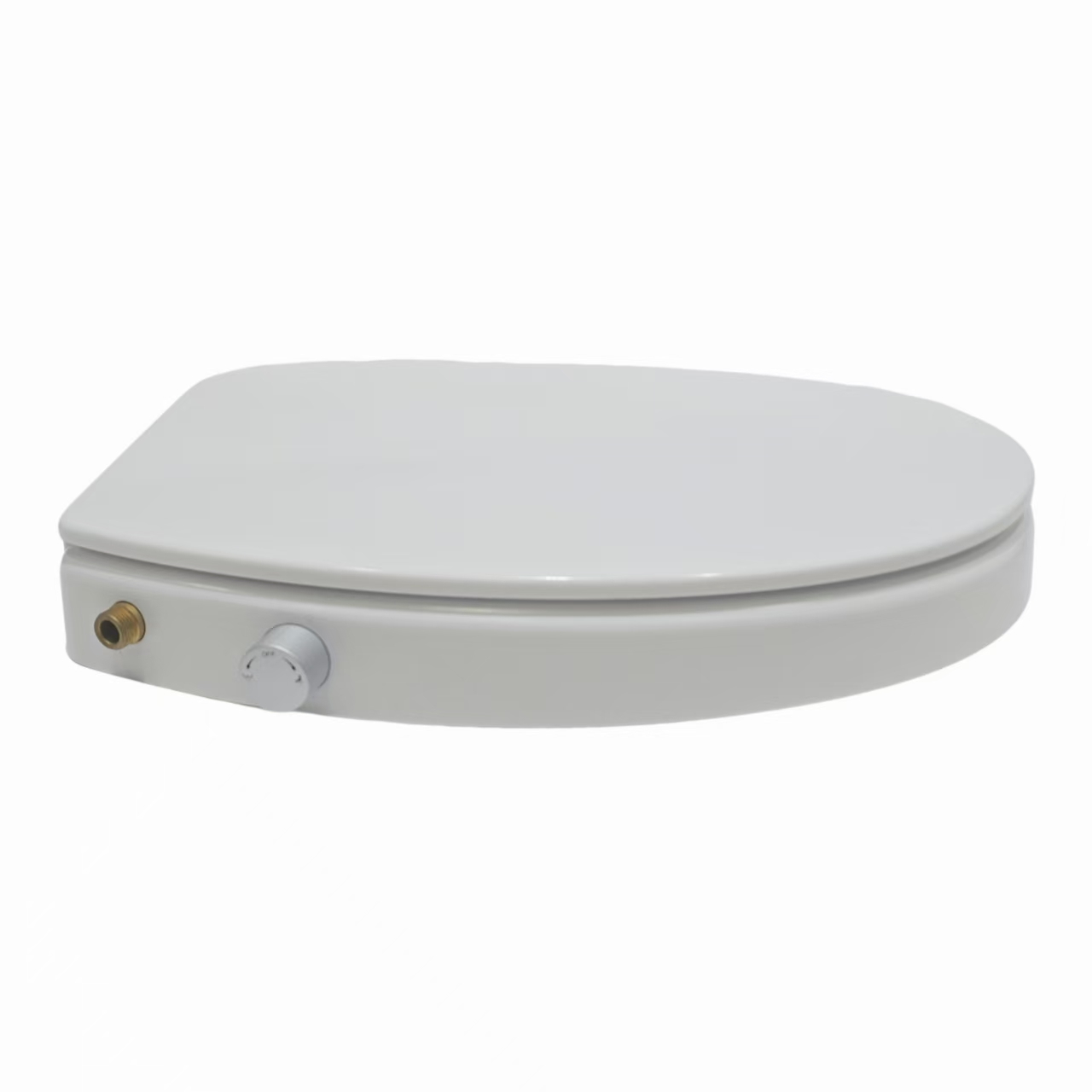2.5 Inch O-shaped Raised Toilet Seat for Seniors