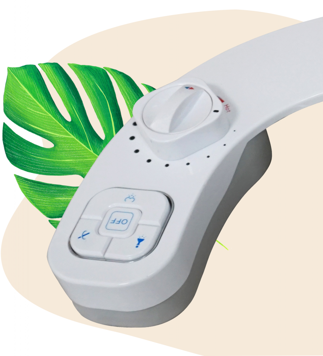 Warm Water Bidet Attachment for Toilet