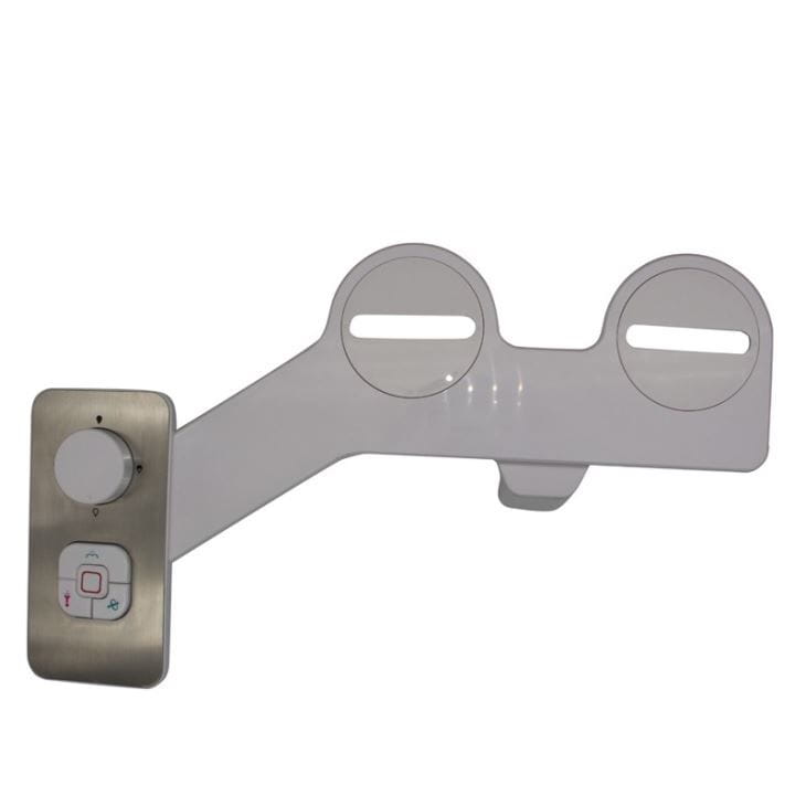 ABS Plastic Brushed Stainless Steel Panel Bidet Seat