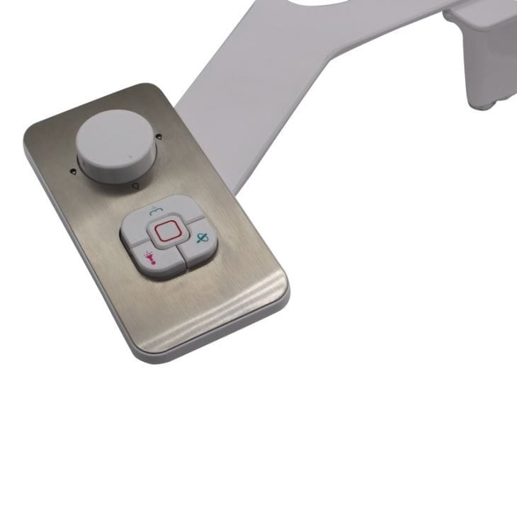 ABS Plastic Brushed Stainless Steel Panel Bidet Seat