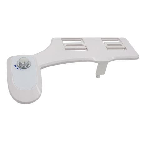 ABS Plastic Toilet-mounted Handheld Bidet, Zinc-alloy Knob