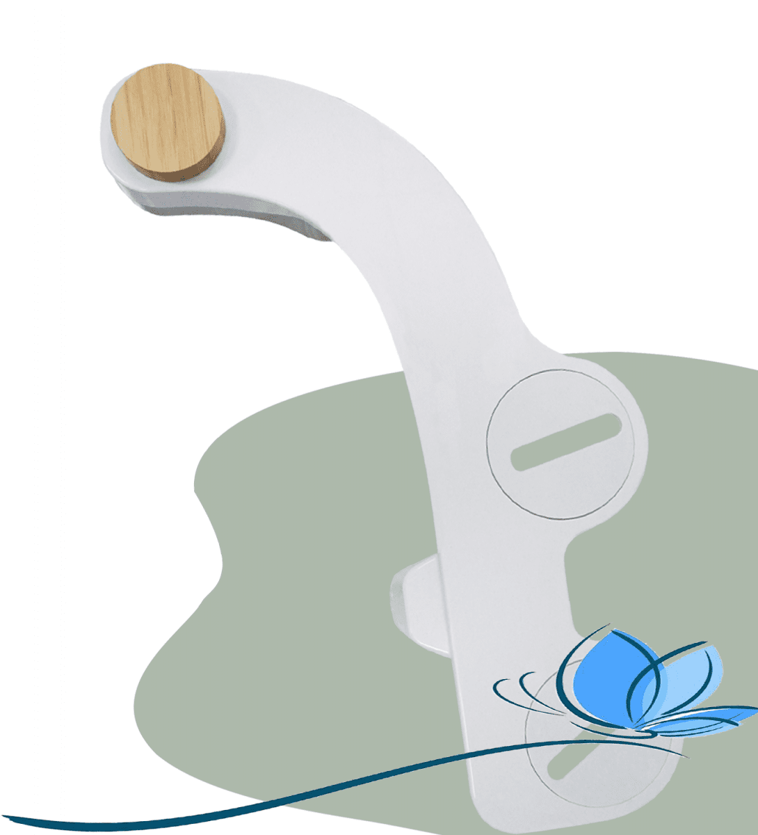 Bidet attachment non electric for toilet