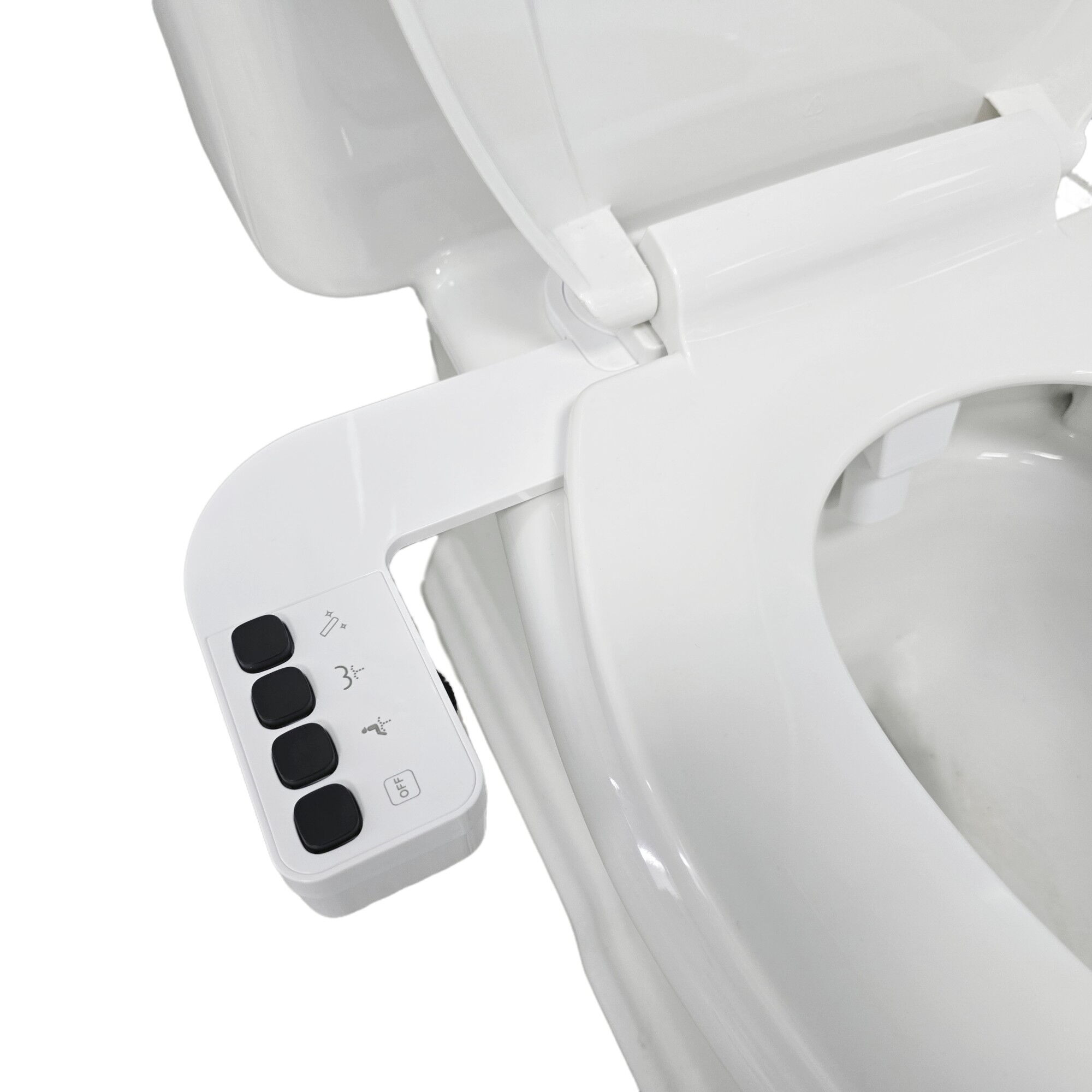 Bathroom Ultra Slim Non Electric Smart Dual Nozzle Self-Cleaning