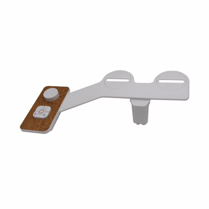 Wooden Panel Bidet with ABS Plastic Bidet Attachment