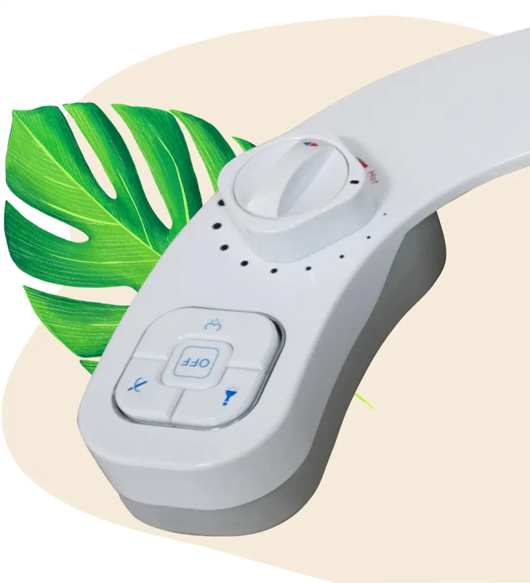 Warm Water Bidet Attachment for Toilet