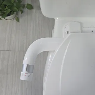 Small Bidet Attachment Dual Nozzle With Nozzle Self-cleaning
